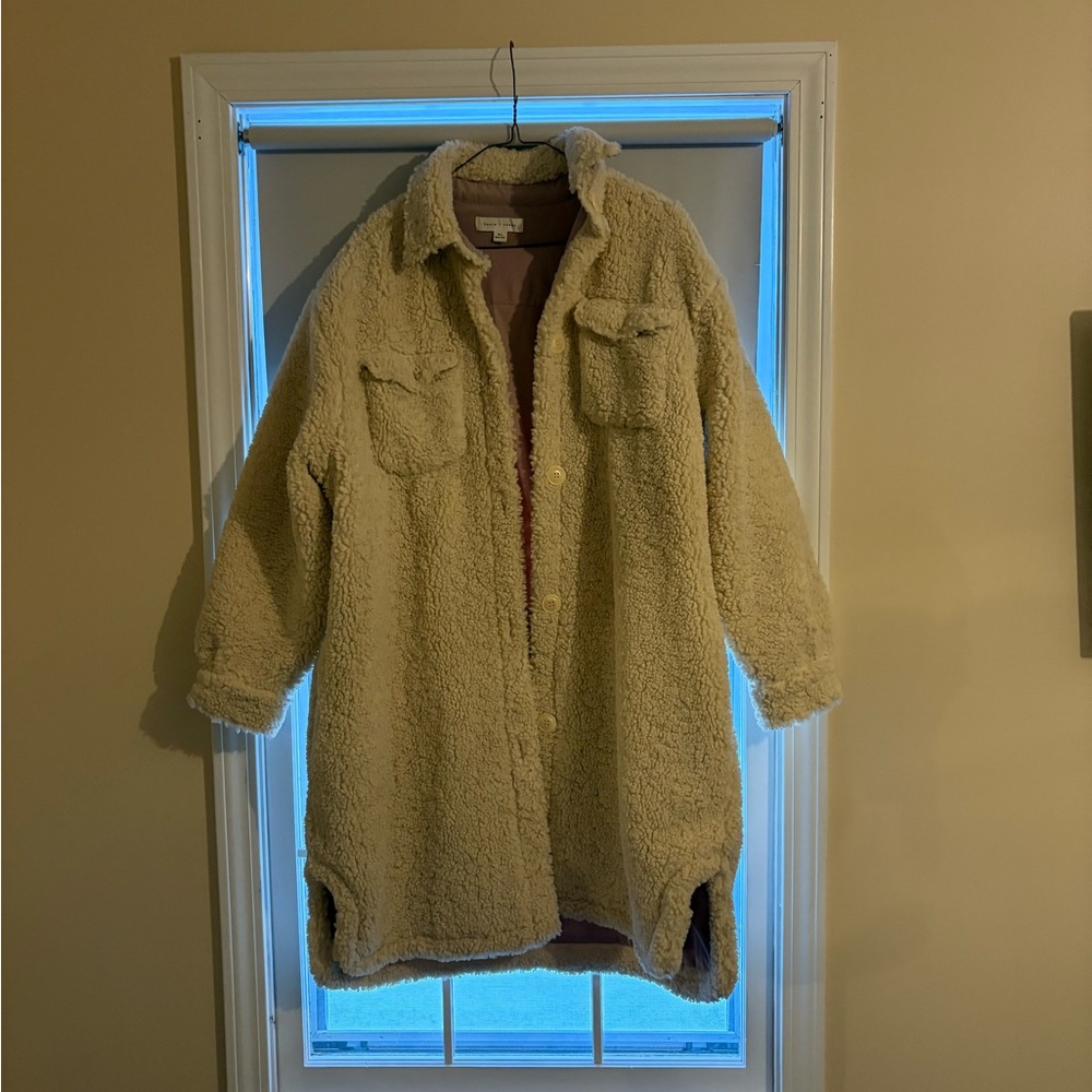 Cozy Cream Teddy Jacket for Women